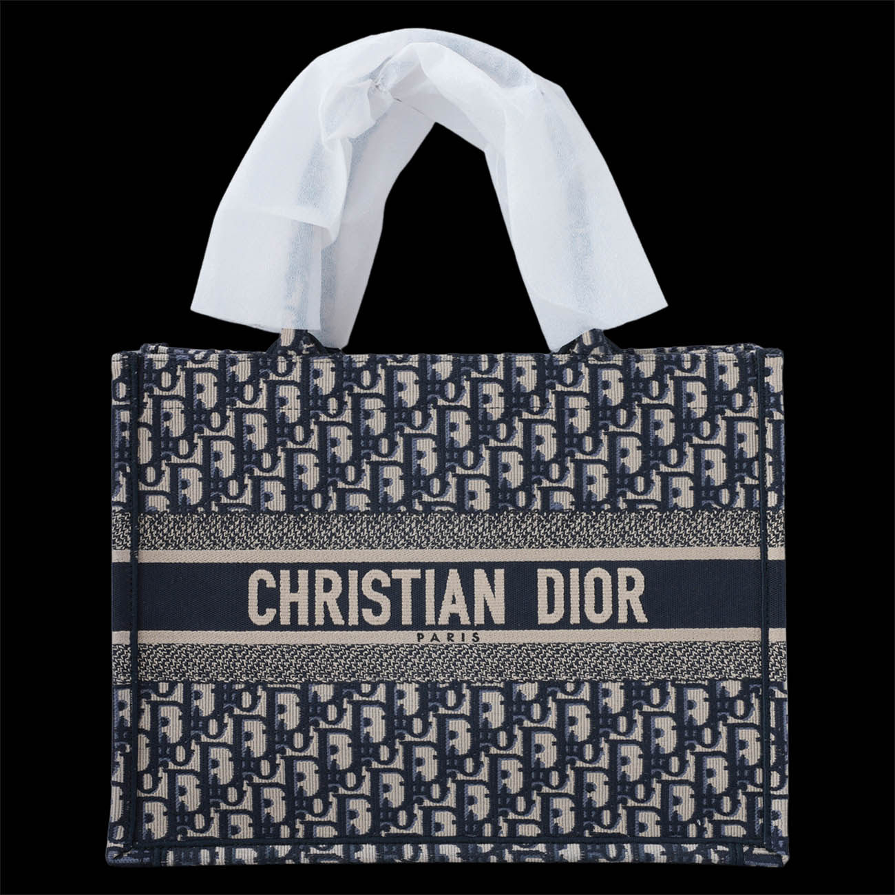 CHRISTIAN DIOR(USED)크리스찬디올 오블리크 북토트 미듐